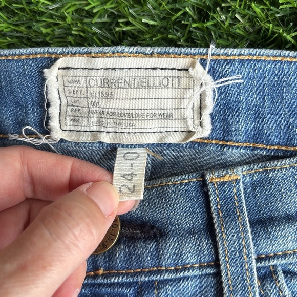 CURRENT/ELLIOTT Cut Off Denim Shorts size 24 - Picture 5 of 9